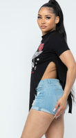 Rocker Vee tee