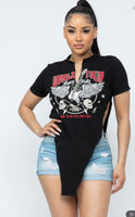 Rocker Vee tee