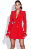 Star blazer dress