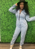 Denim jumpsuit