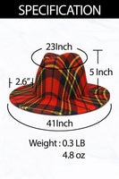 Plaid Fedora