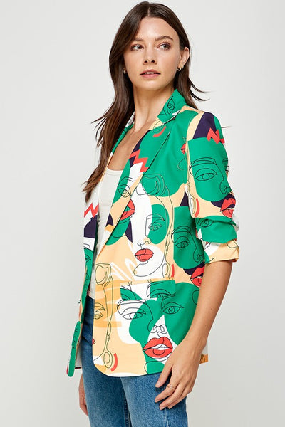 Green Kelsey blazer
