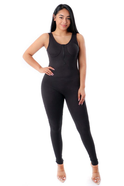 Zipper jumpsuit