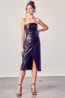 WRAP SIDE DETAIL TWIST SKIRT