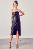 WRAP SIDE DETAIL TWIST SKIRT