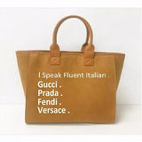 I speak bag