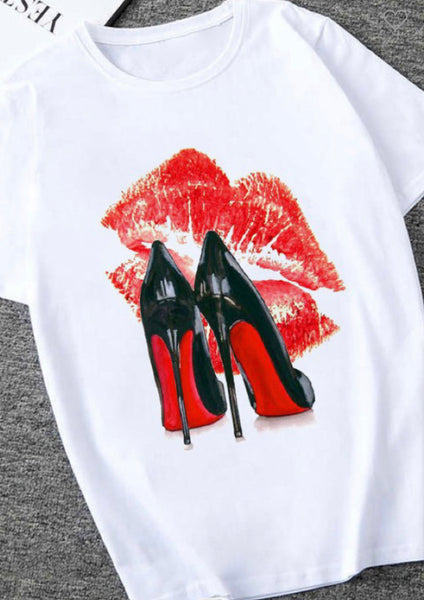 Red pump tee