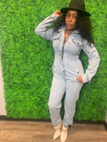 Denim jumpsuit