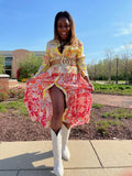 Pastel French Connection Button Down Dress