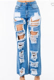 Ripped Denim Jeans