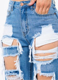 Ripped Denim Jeans