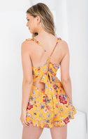 Tropical Print Romper