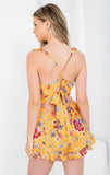 Tropical Print Romper