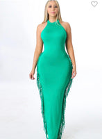 Tassle Powerhouse Maxi Dress