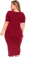 T shirt dress plus size