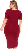 T shirt dress plus size