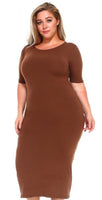 T shirt dress plus size