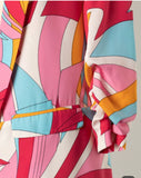 Geo design blazer