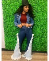 Patch work jeans