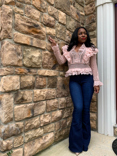 Wide leg jeans