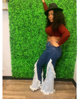 Patch work jeans