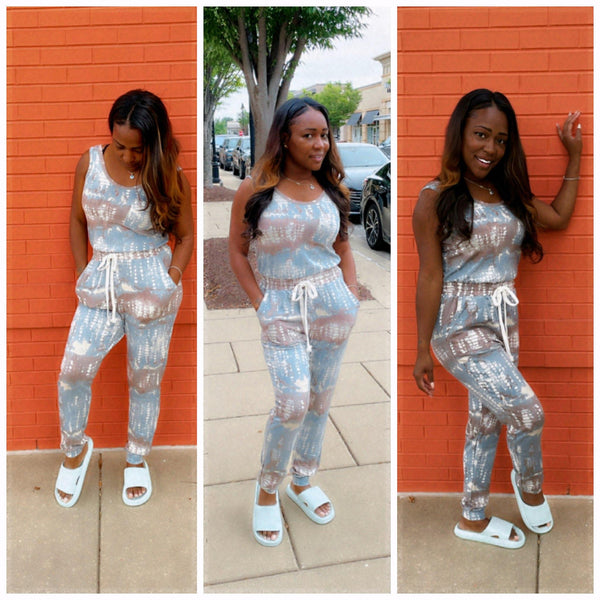 Tie-Dye Jump Suit