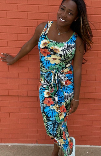 Tropical Maxi Dress